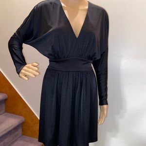 NWT Halston Heritage Deep V Neck Cocktail Dress
